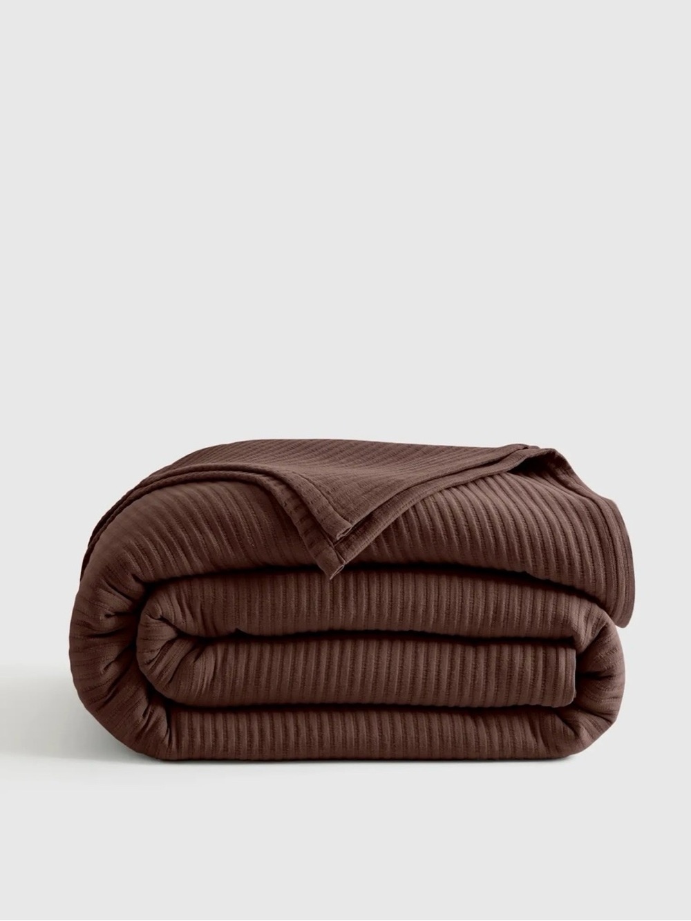 Quince Organic Cotton Matelasse Coverlet - King/Cali King - Color: Espresso